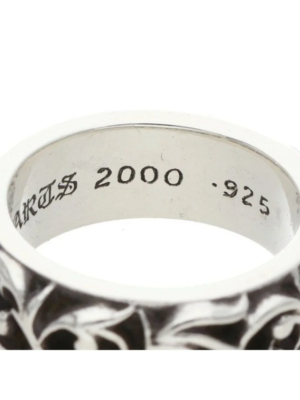 Chrome Hearts Etrnity Vine Band Eternity Silver Ring